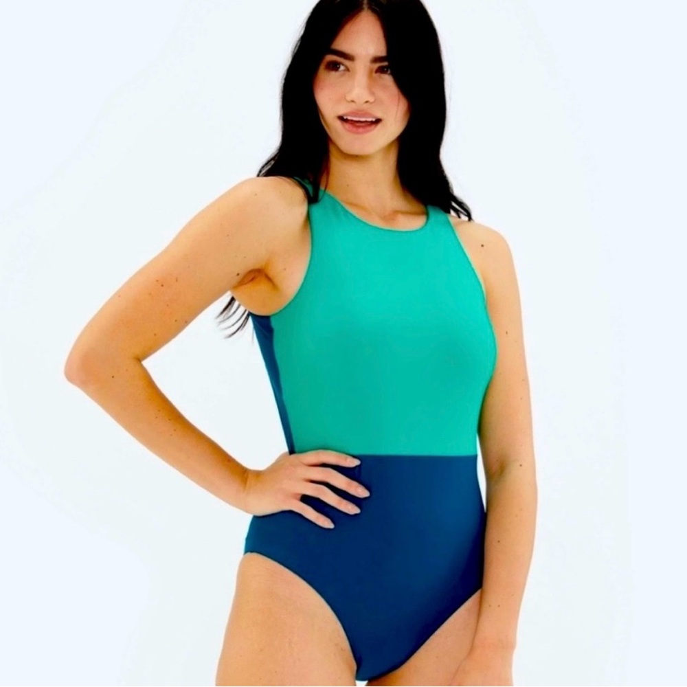SummerSalt The Cove-Two Tone Teal and Blue Women's Swimsuit
